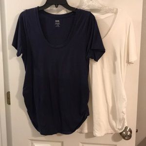 TWO Old Navy Maternity Tees